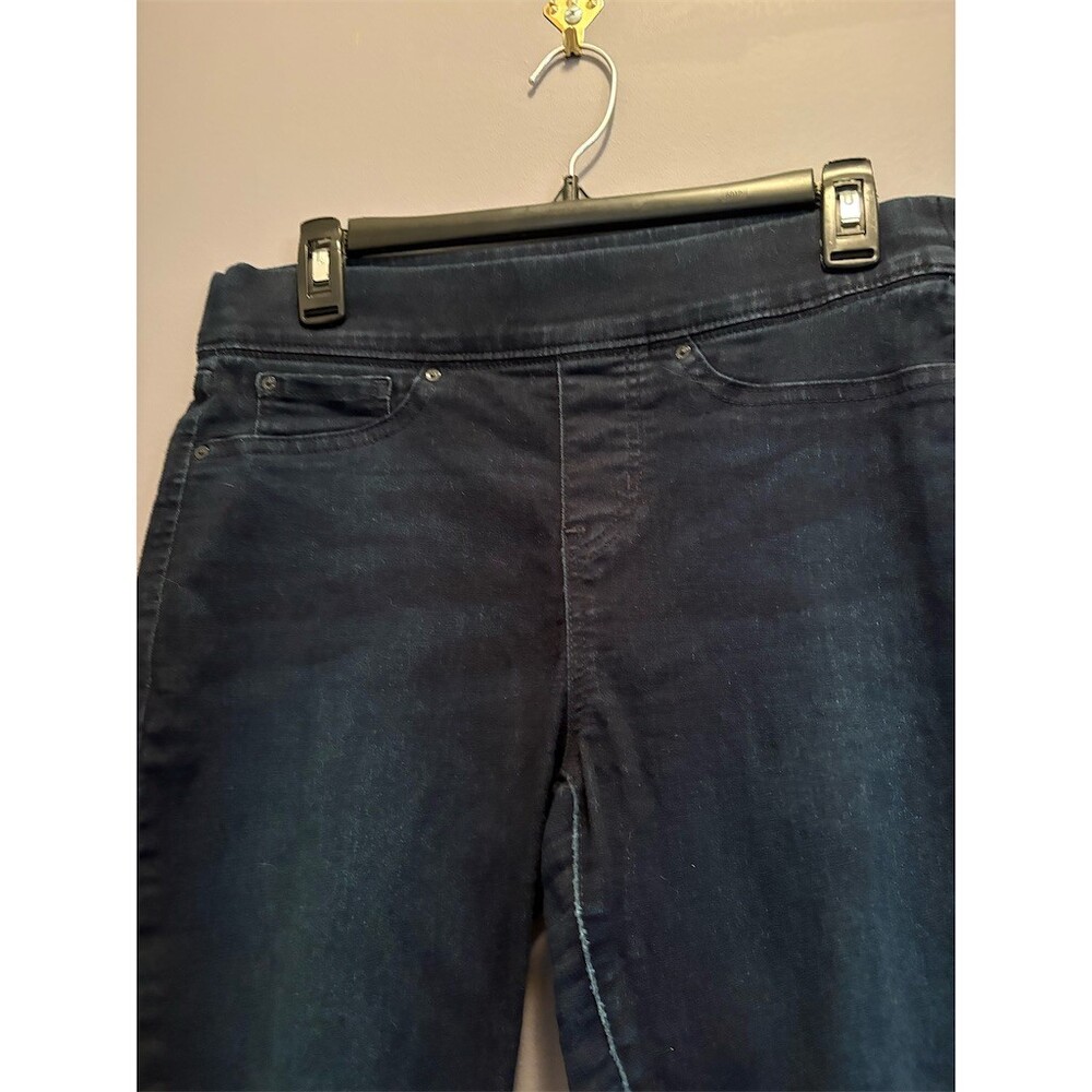 Signature by Levi Strauss Totally Shaping Pull-On Skinny Jeans Dark Wash - Picture 2 of 10